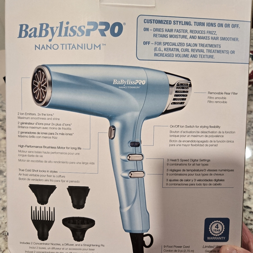 Brand new baby bliss pro Light weight hair dryer